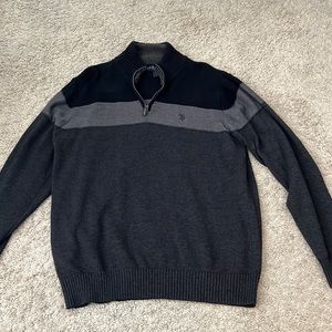 US POLO ASSN. Mens Size Large Quarter Zip Sweater